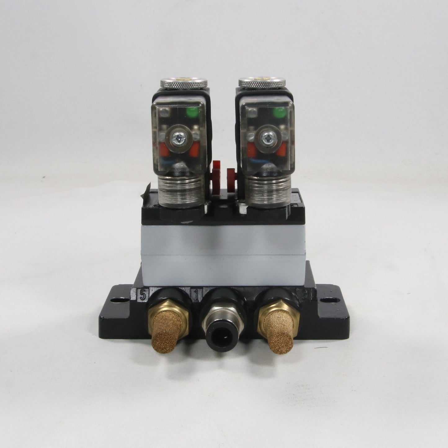 Bosch Rexroth Mecman Double Solenoid Valve with Subplate-Double Solenoid Valve with Subplate-Used Industrial Parts