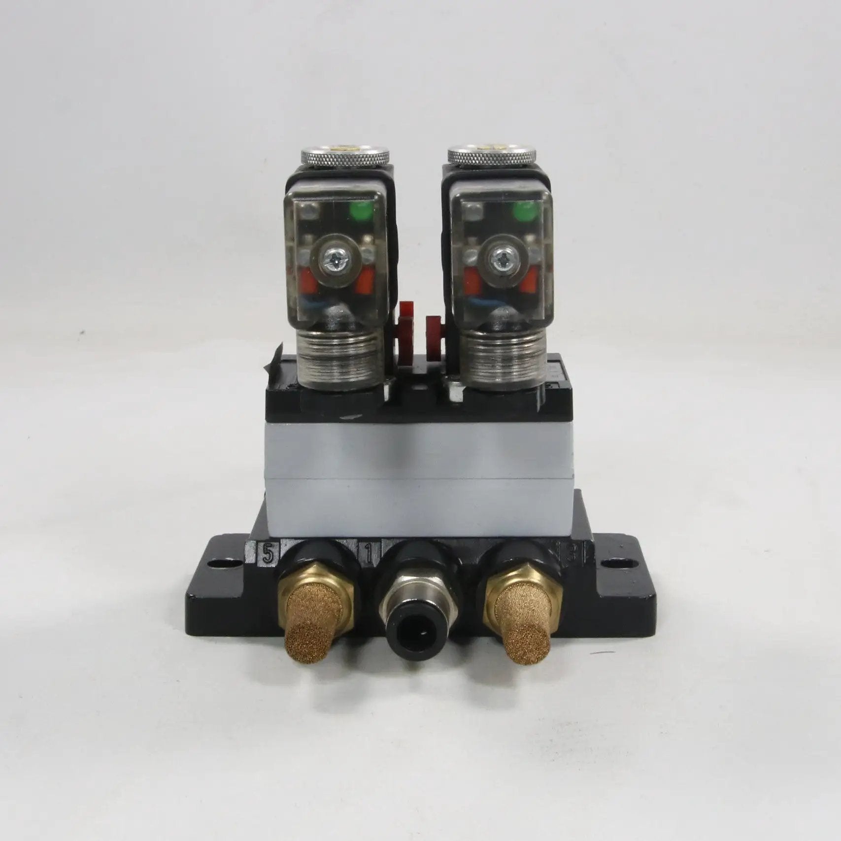 Bosch Rexroth Mecman Double Solenoid Valve with Subplate-Double Solenoid Valve with Subplate-Used Industrial Parts