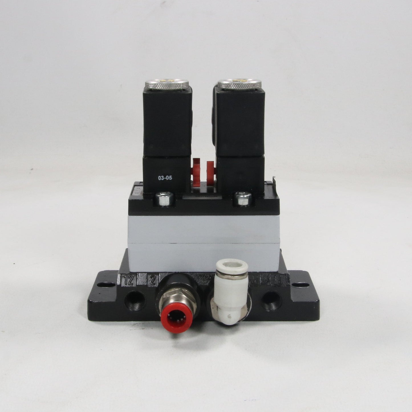 Bosch Rexroth Mecman Double Solenoid Valve with Subplate-Double Solenoid Valve with Subplate-Used Industrial Parts