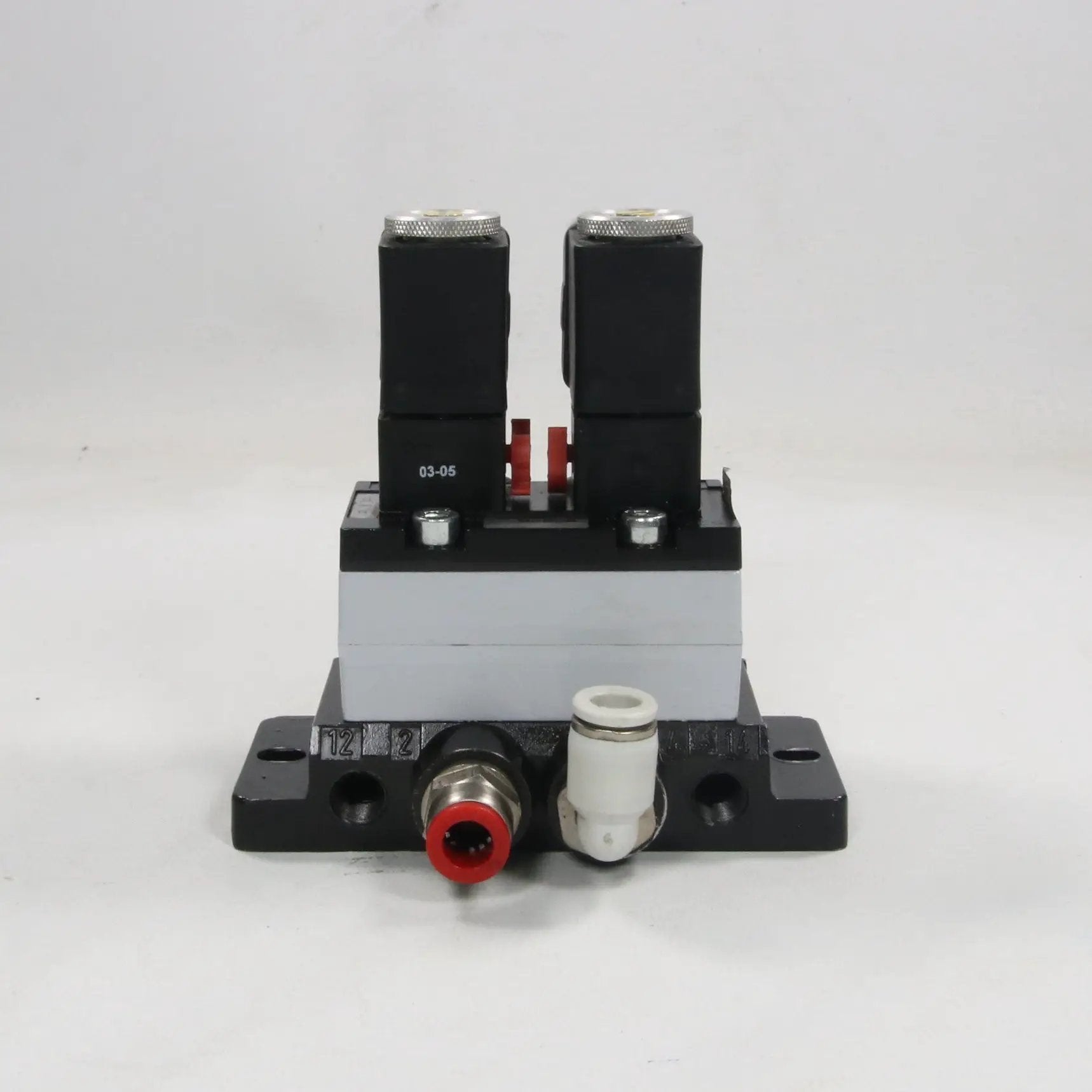 Bosch Rexroth Mecman Double Solenoid Valve with Subplate-Double Solenoid Valve with Subplate-Used Industrial Parts