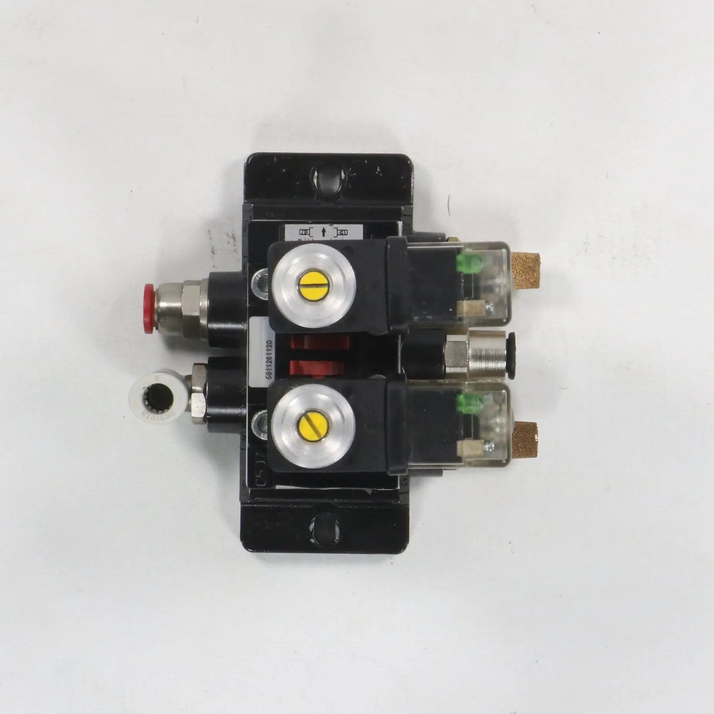 Bosch Rexroth Mecman Double Solenoid Valve with Subplate-Double Solenoid Valve with Subplate-Used Industrial Parts