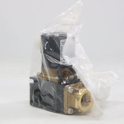 Burkert 0287 Servo-Assisted 2-Way Solenoid Valve-Solenoid Valve-Used Industrial Parts