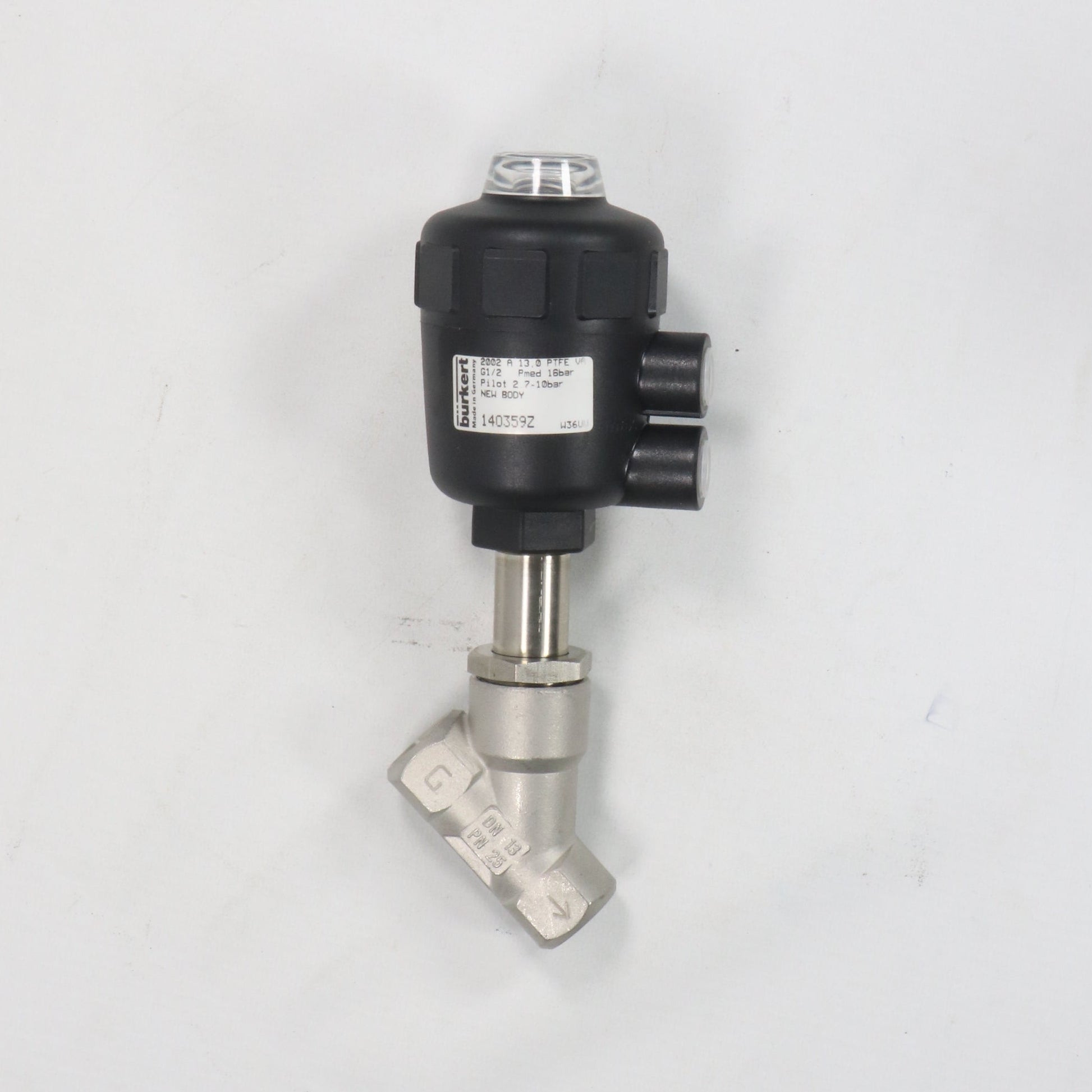Burkert 2002 Angle Seat Valve-Angle Seat Valve-Used Industrial Parts