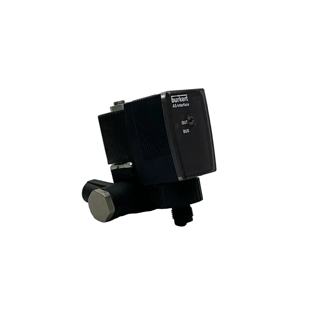 Burkert 2510 AS-i Cable Plug & 6012 24V Solenoid Coil-Cable Plug & Solenoid Coil-Used Industrial Parts