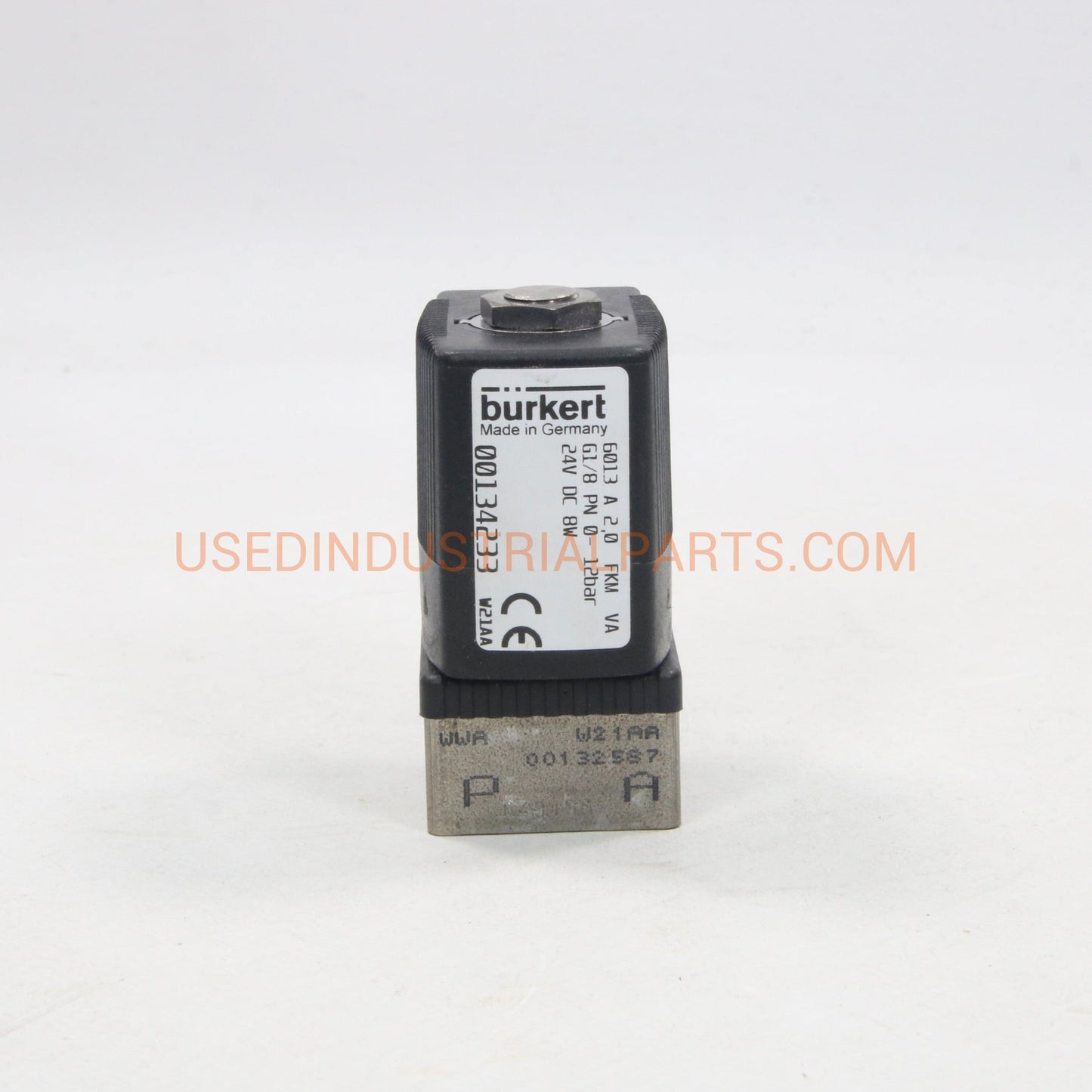 Burkert 6013 134233 Direct Acting 2/2 Way Solenoid Valve-Solenoid Valve-DB-05-07-Used Industrial Parts