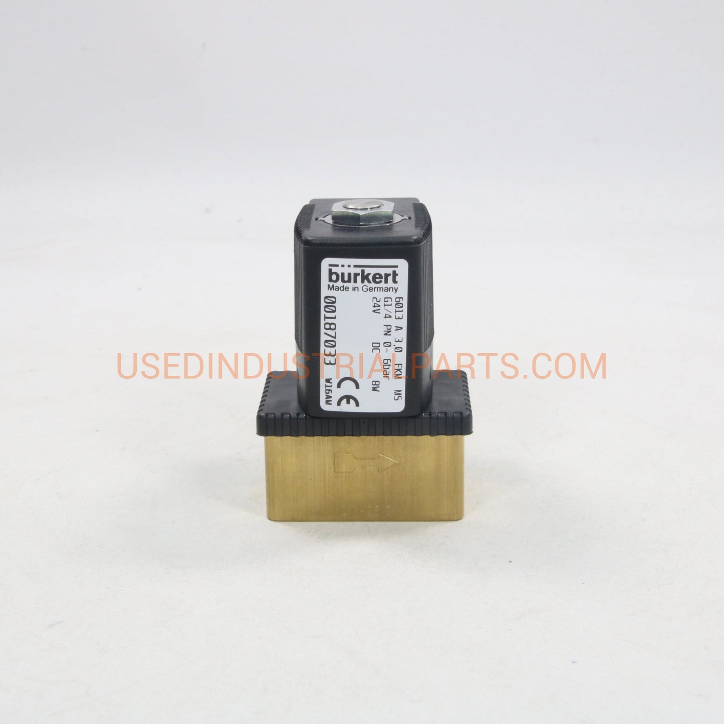 Burkert 6013 187033 Direct Acting 2/2 Way Solenoid Valve-Solenoid Valve-BC-04-06-01-Used Industrial Parts