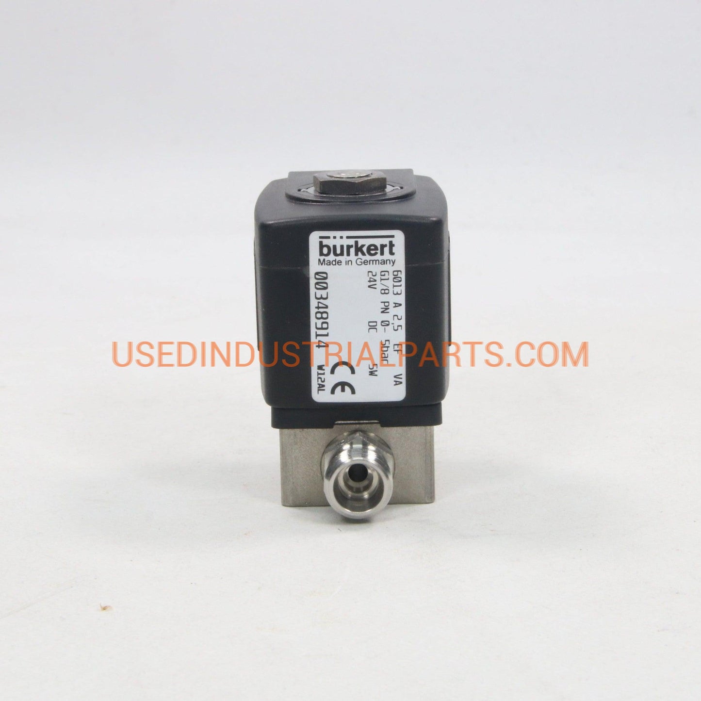 Burkert 6013 348914 Direct Acting 2/2 Way Solenoid Valve-Solenoid Valve-BC-04-03-01-Used Industrial Parts