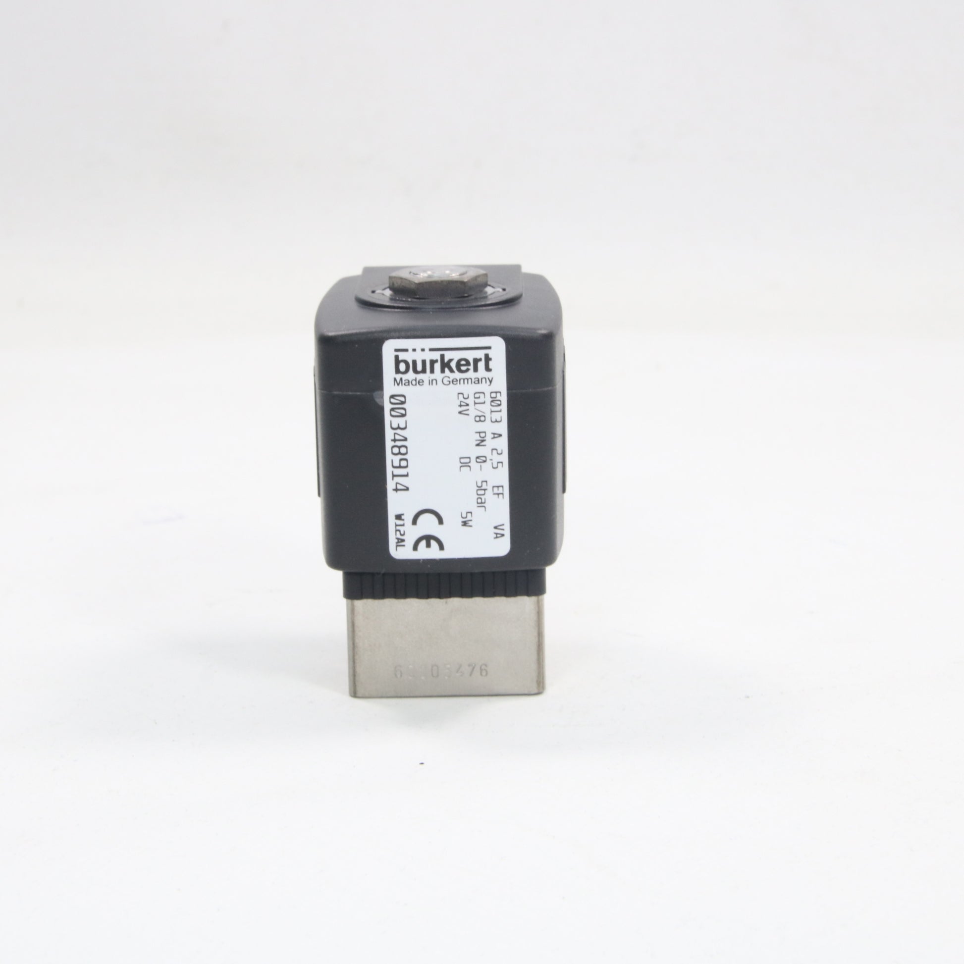 Burkert 6013 348914 Direct Acting 2/2 Way Solenoid Valve-Solenoid Valve-Used Industrial Parts
