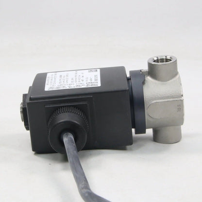 Burkert 6027 2-Way Solenoid Valve, 1/4" 24V 60 Bar-Solenoid Valve-Used Industrial Parts