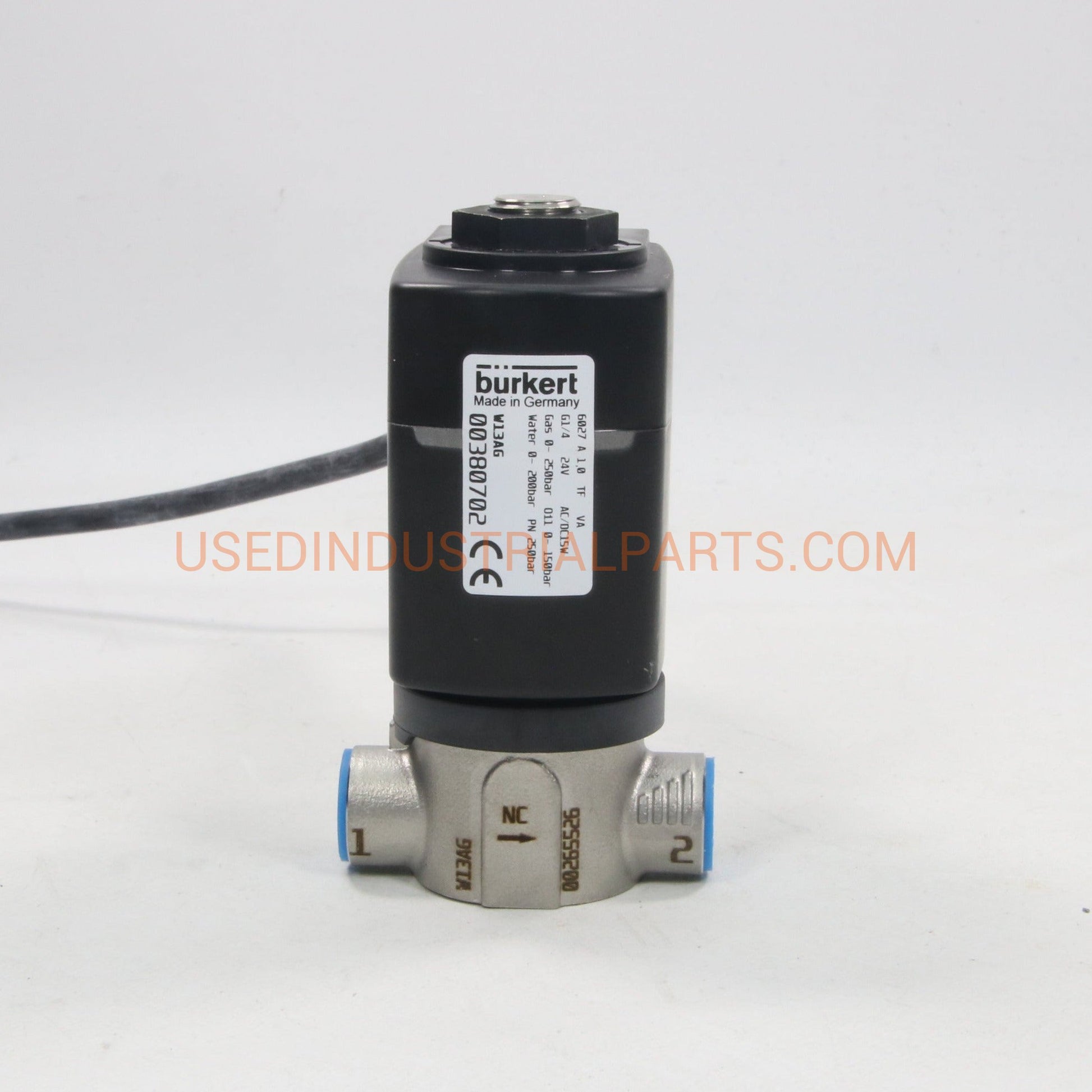 Burkert 6027 Two Way Solenoid Valve-Solenoid Valve-DB-04-03-Used Industrial Parts