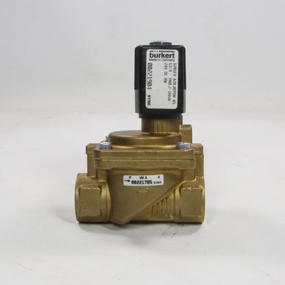 Burkert 6281EV Servo Assisted Solenoid Valve-Servo Assisted Solenoid Valve-Used Industrial Parts
