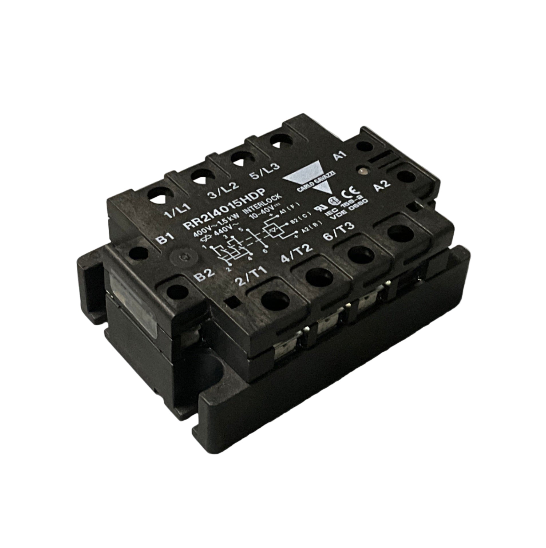 Carlo Gavazzi RR2I4015HDP Solid State 3 Phase Relay-Solid State 3 Phase Relay-AB-04-01-02-6152427733734-Used Industrial Parts