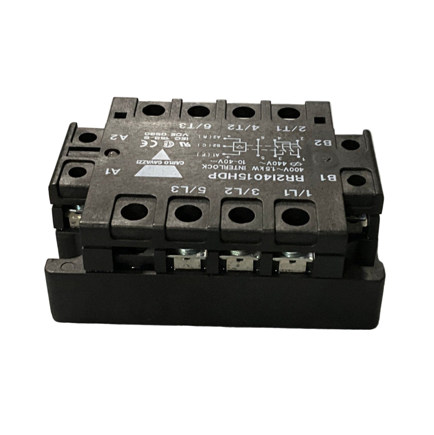 Carlo Gavazzi RR2I4015HDP Solid State 3 Phase Relay-Solid State 3 Phase Relay-Used Industrial Parts