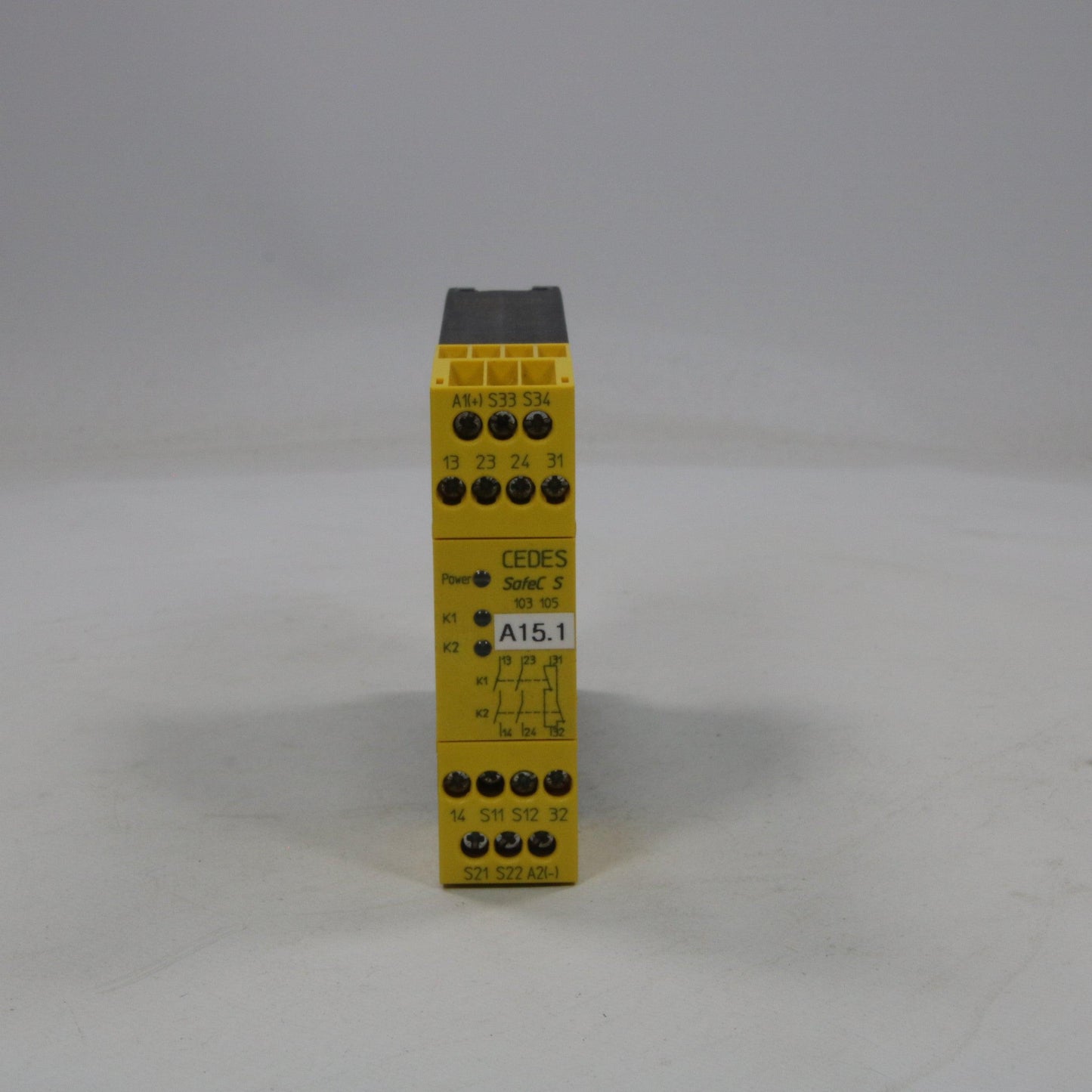 Cedes Safec S 103 105 Safety Relay-Safety Relay-Used Industrial Parts