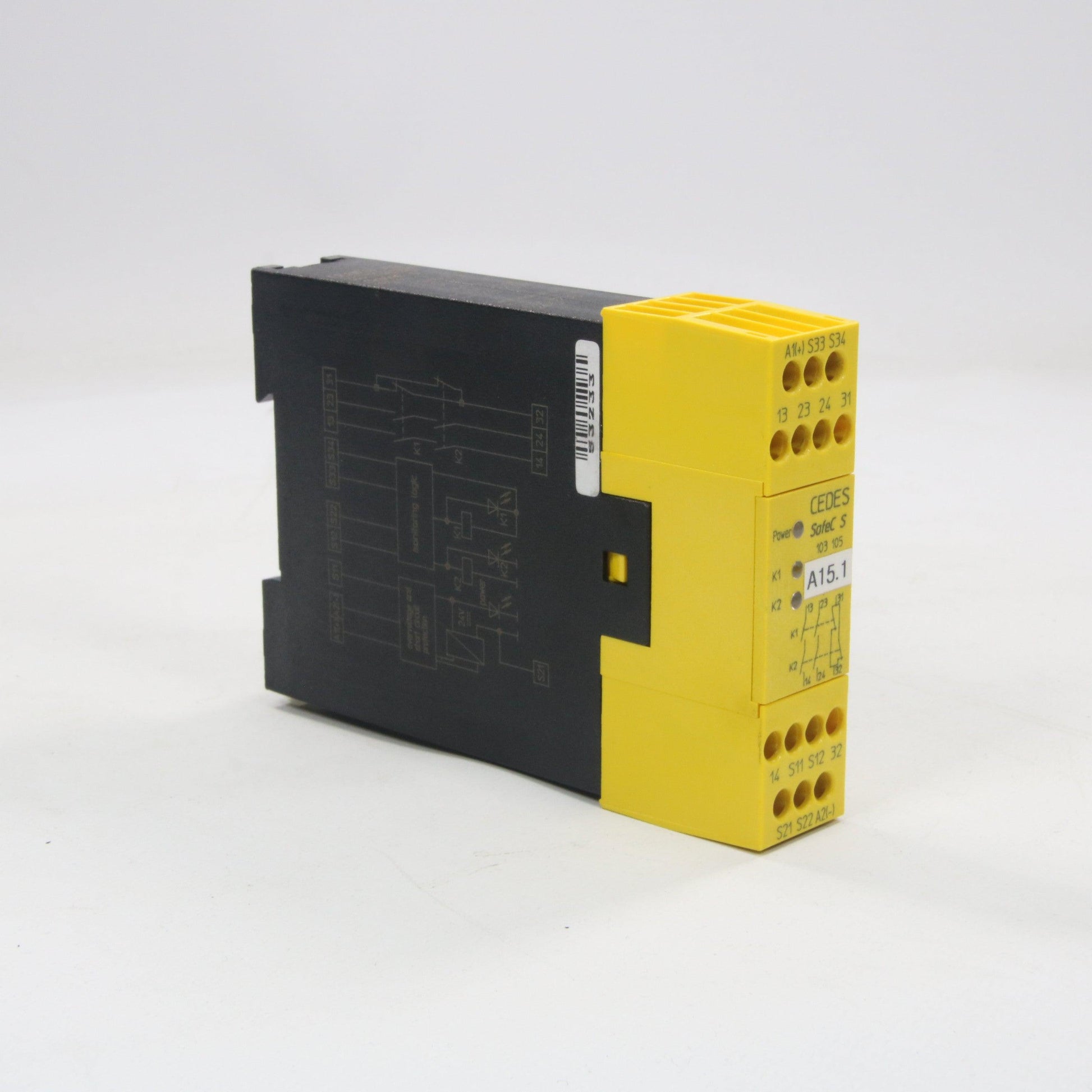 Cedes Safec S 103 105 Safety Relay-Safety Relay-Used Industrial Parts