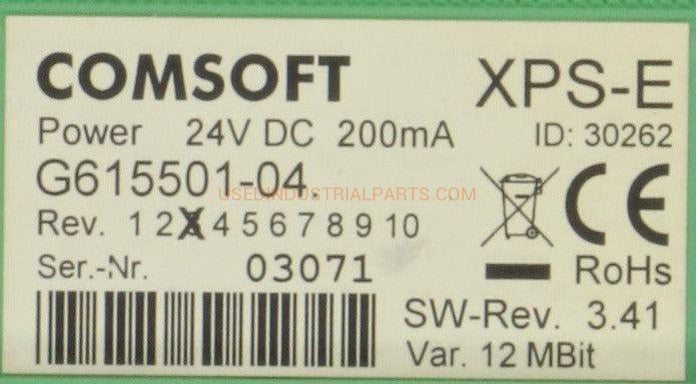 Comsoft G615501-04 Profibus-Gateway XPS-E-Profibus Gateway-AD-06-05-Used Industrial Parts