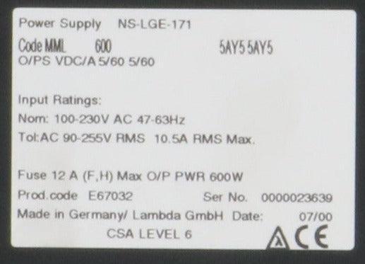 Coutant Lambda Omega MML600 Power Supply-Power Supply-Used Industrial Parts