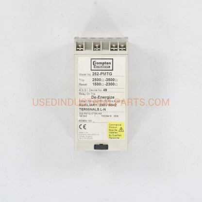 Crompton Protector 252-PMTG De-Energize Relay-De- Energize Relay-AA-05-05-Used Industrial Parts