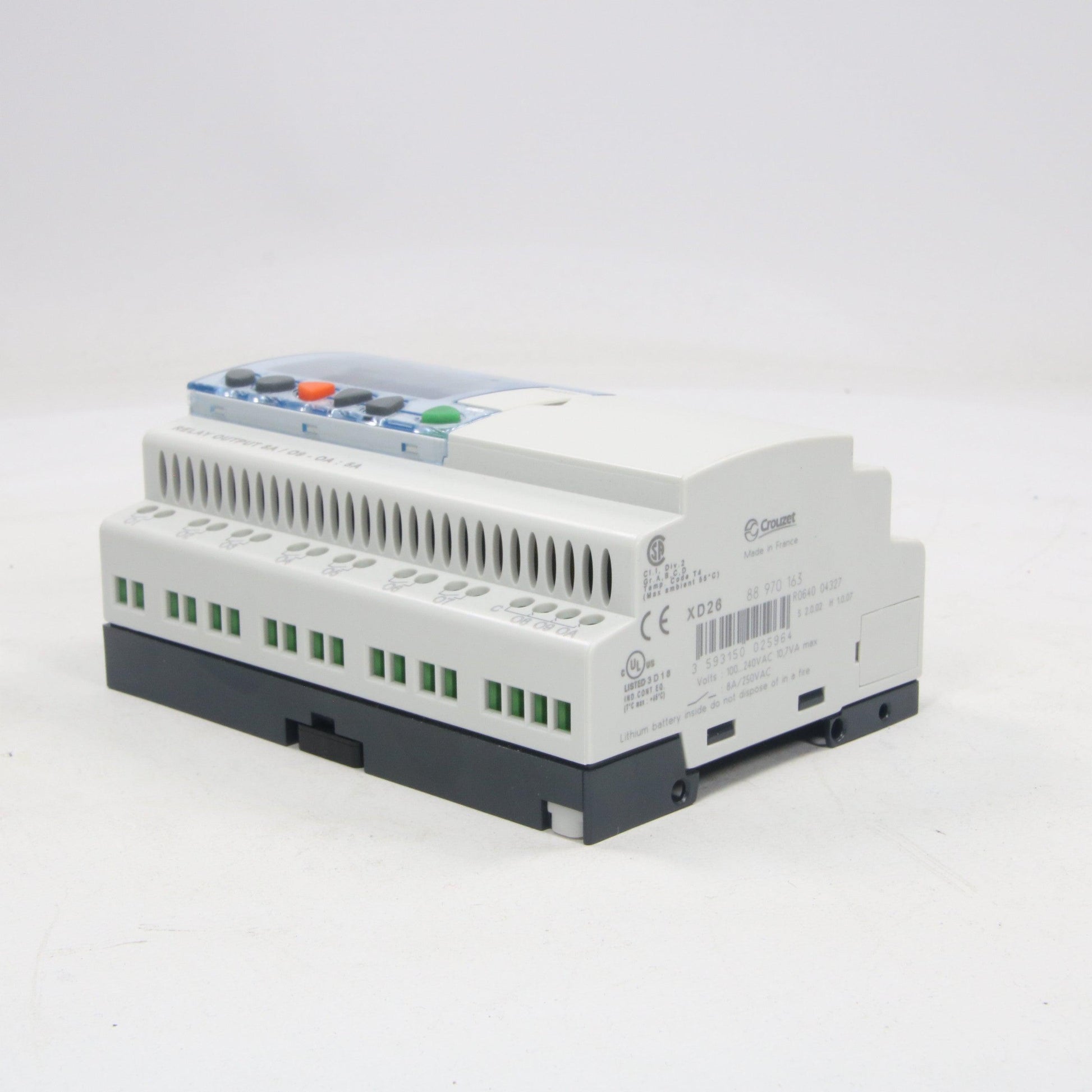 Crouzet Millenium 3 XD26 PLC Logic Module 88970163-PLC Logic Module-Used Industrial Parts