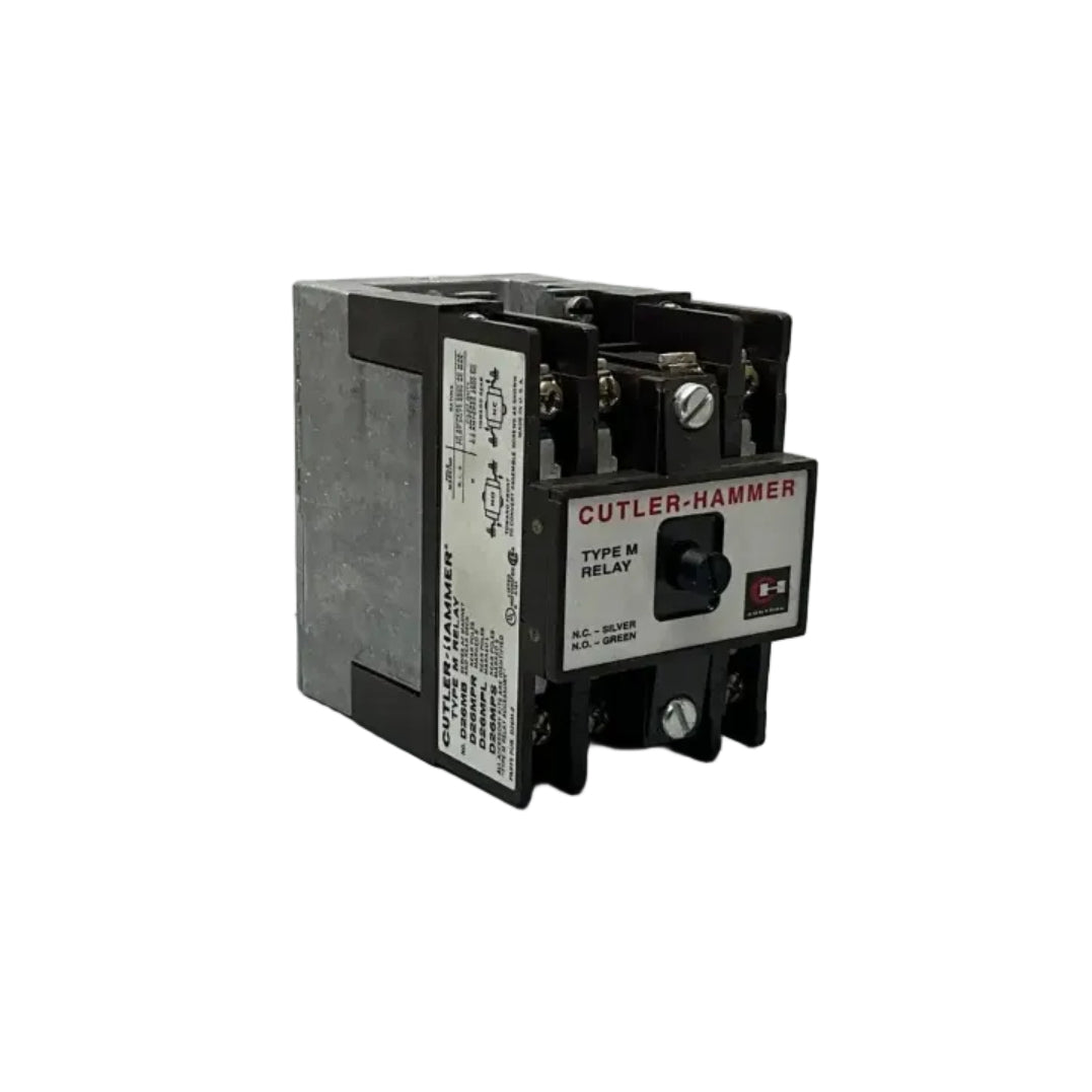 Cutler-Hammer Type M Industrial Control Relay-Industrial Control Relay-01-AB-02-12-01-6152430144114-Used Industrial Parts