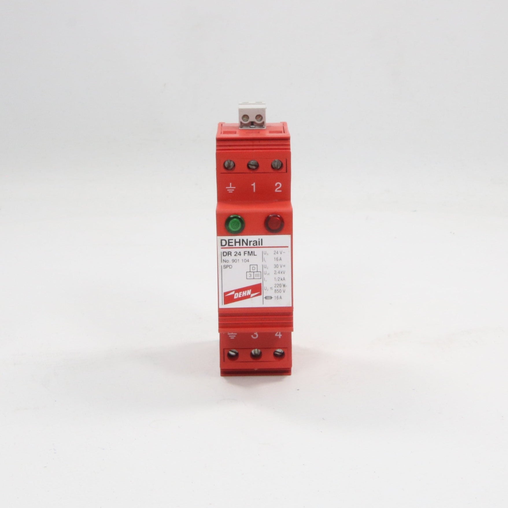 DEHNrail DR 24 FML Surge Arrester-Surge Arrester-Used Industrial Parts