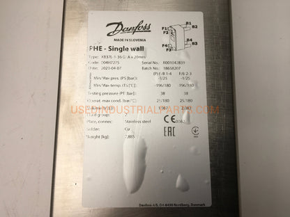 Danfoss 004H7275 Brazed Heat Exchanger & Insulation Set-Heat exchanger-DB-06-07-01-Used Industrial Parts