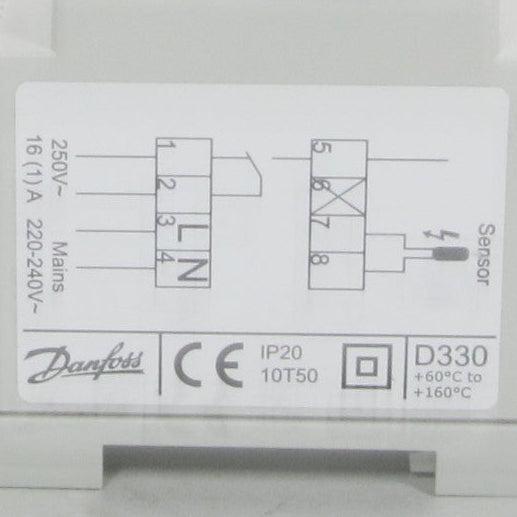 Danfoss Devireg 330 Electronic Thermostat-Electronic Thermostat-Used Industrial Parts