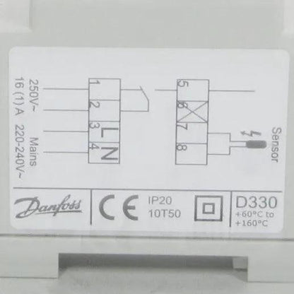 Danfoss Devireg 330 Electronic Thermostat-Electronic Thermostat-Used Industrial Parts
