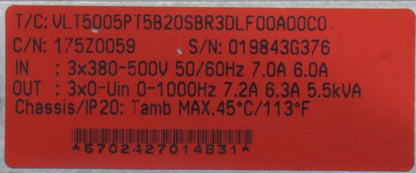 Danfoss Frequency Converter VLT 5000 175Z0059-Frequency Converter-Used Industrial Parts