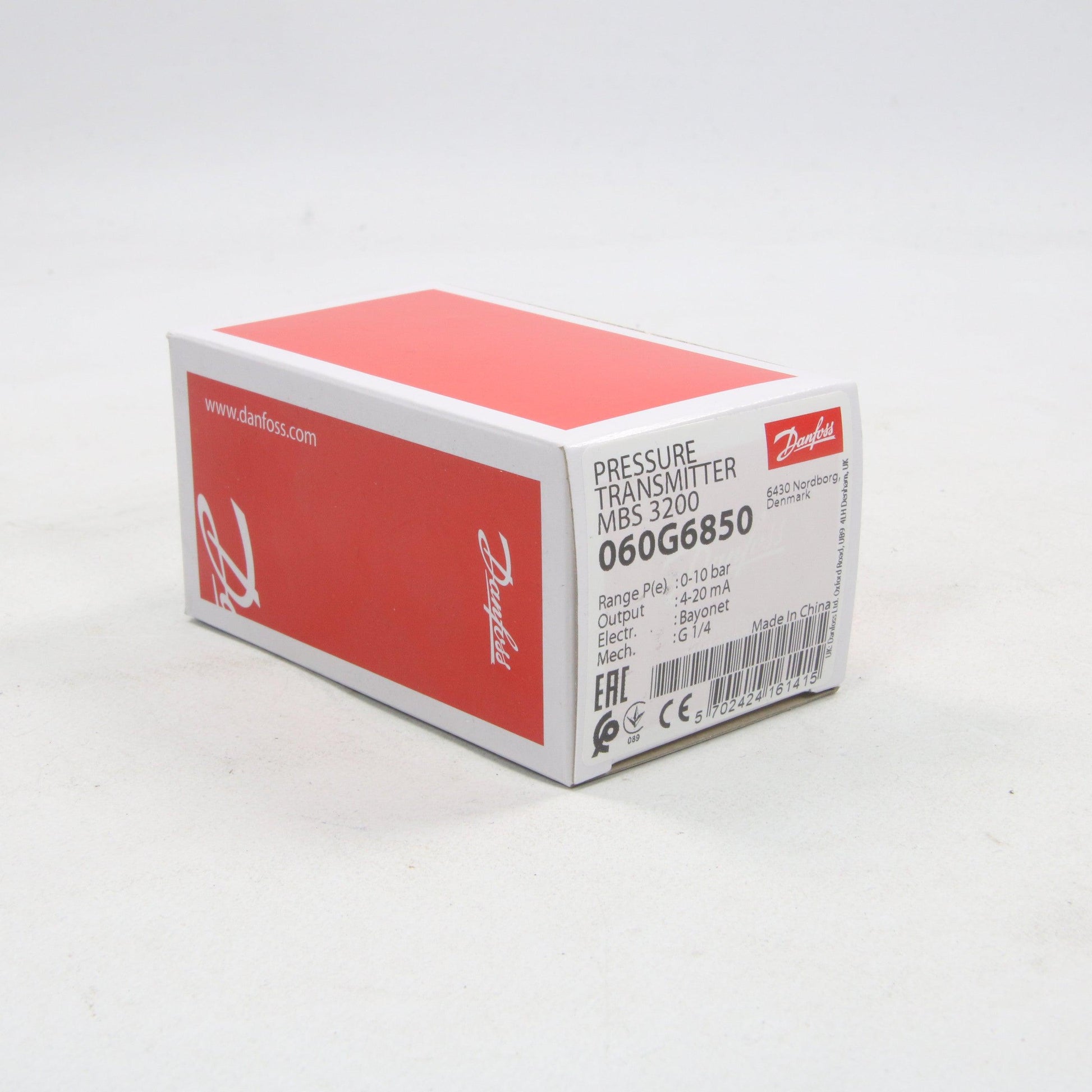 Danfoss MBS 3200 060G6850 Pressure Transmitter-Pressure Transmitter-DB-04-04-6152425686629-Used Industrial Parts