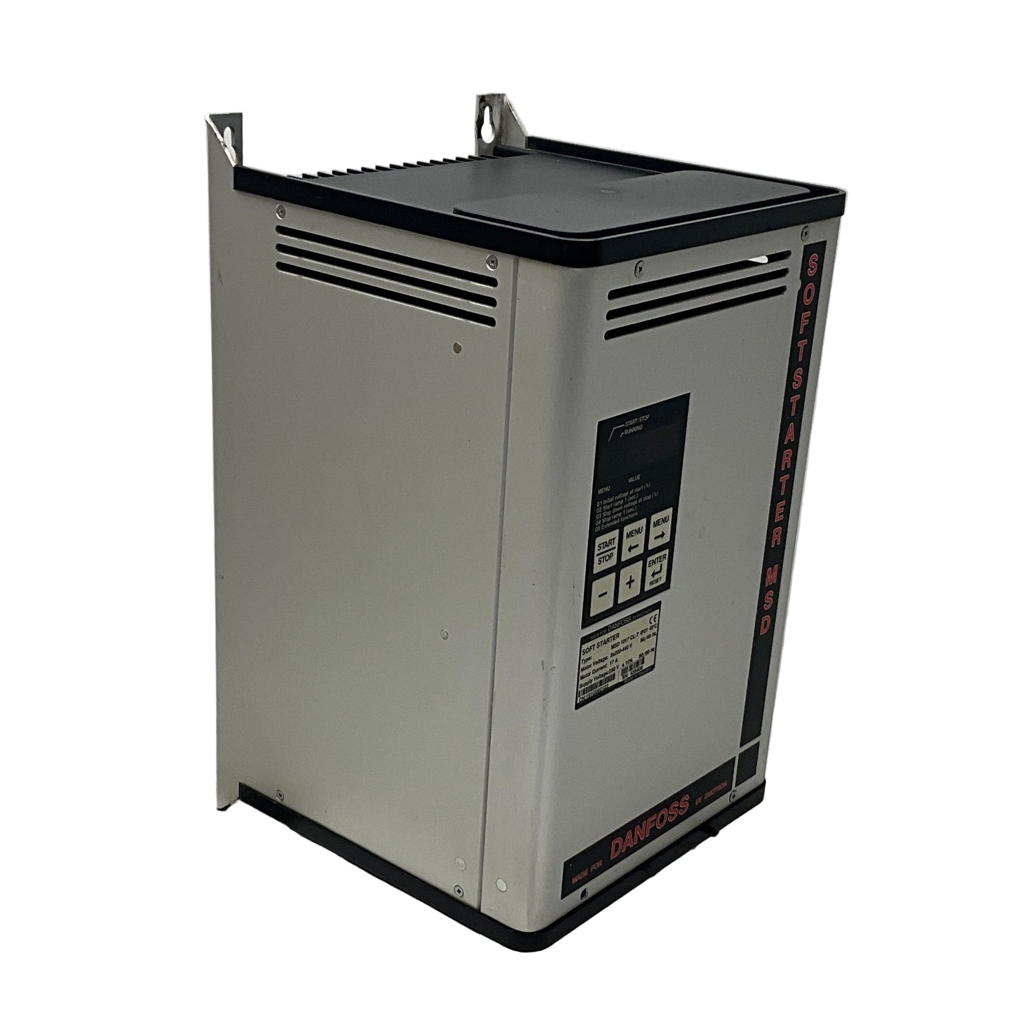 Danfoss MSD 1017 CL-T Soft Starter-Soft Starter-CE-03-07-05-6152428192189-Used Industrial Parts