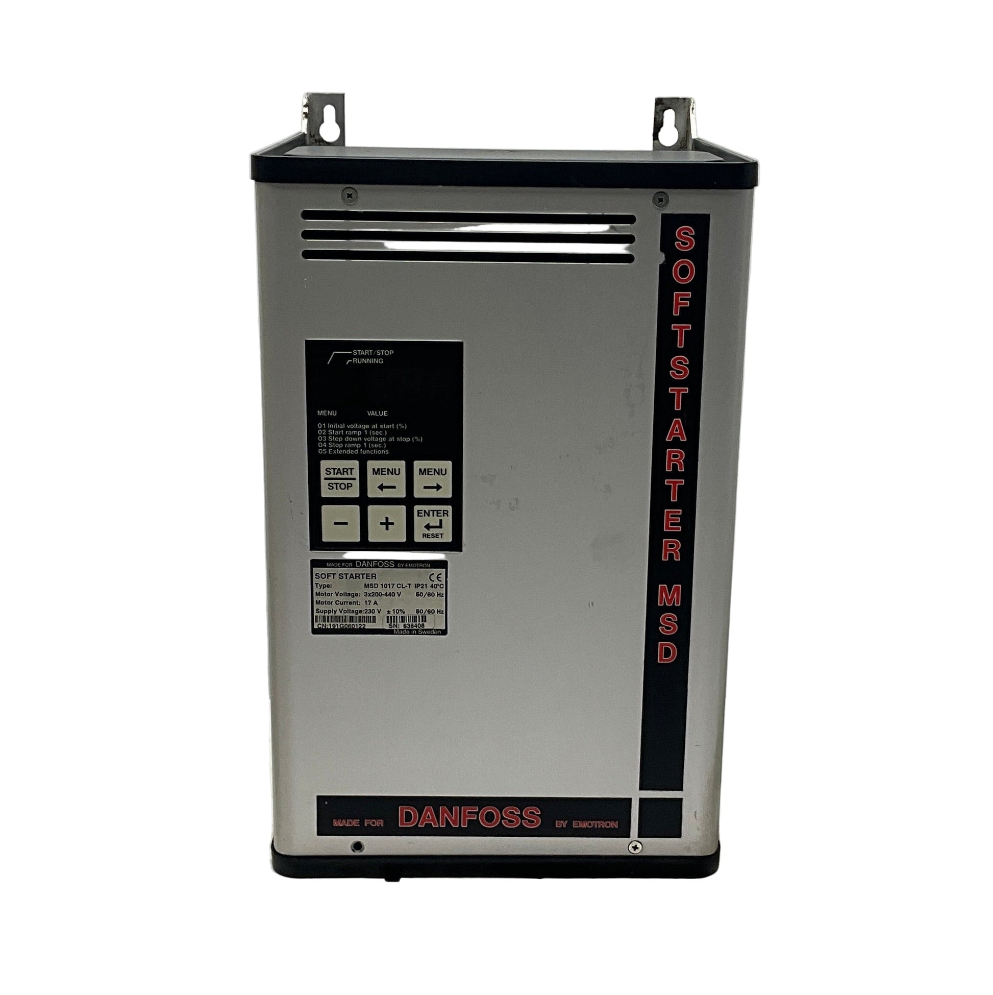 Danfoss MSD 1017 CL-T Soft Starter-Soft Starter-Used Industrial Parts