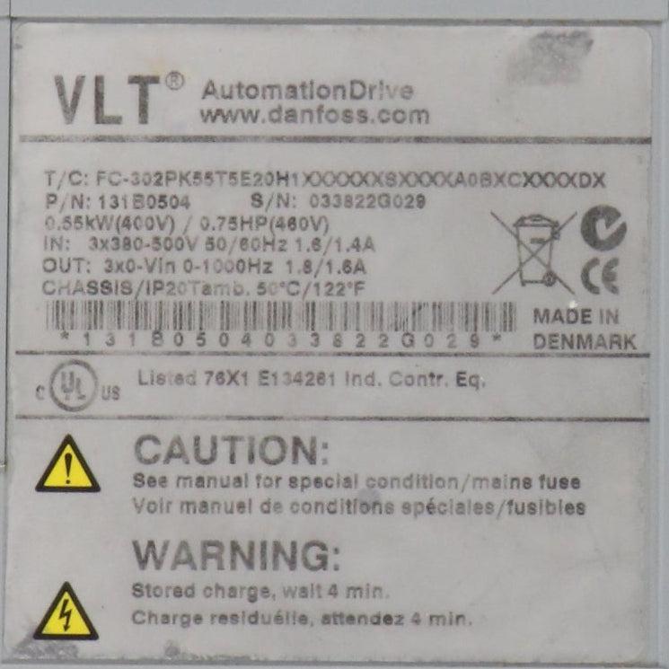 Danfoss VLT Automation Drive - 131B0504 Frequency Converter-Frequency Converter-Used Industrial Parts