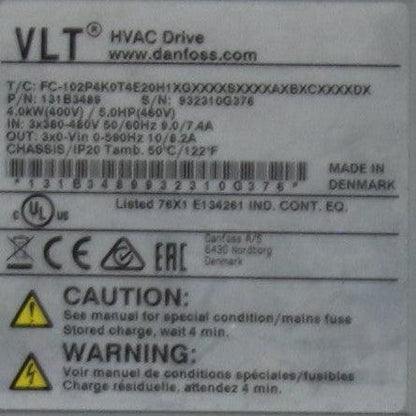 Danfoss VLT HVAC Drive - 131B3489 Frequency Converter-Frequency Converter-Used Industrial Parts