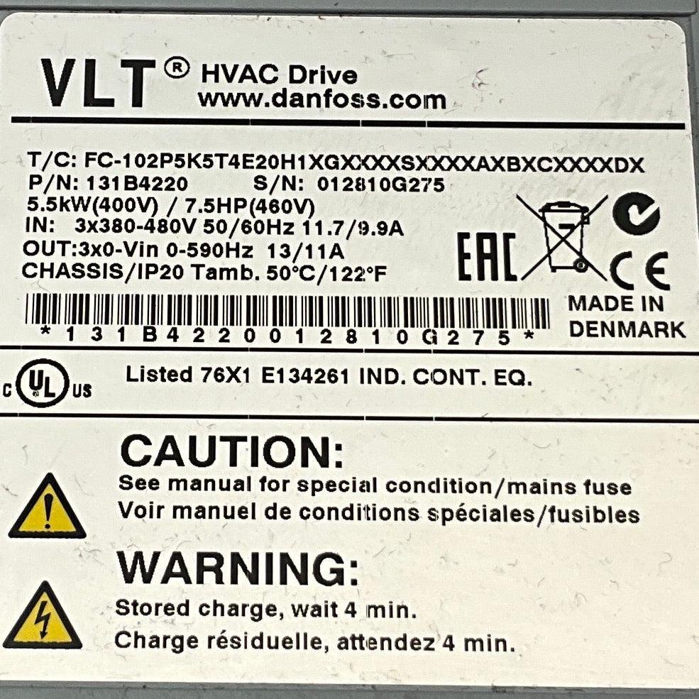 Danfoss VLT HVAC Drive - 131B4220-Variable Frequency Drive-Used Industrial Parts