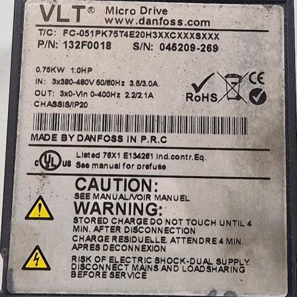 Danfoss VLT Micro Drive - 132F0018 Frequency Converter-Frequency Converter-Used Industrial Parts