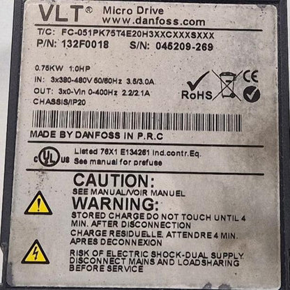 Danfoss VLT Micro Drive - 132F0018 Frequency Converter-Frequency Converter-Used Industrial Parts