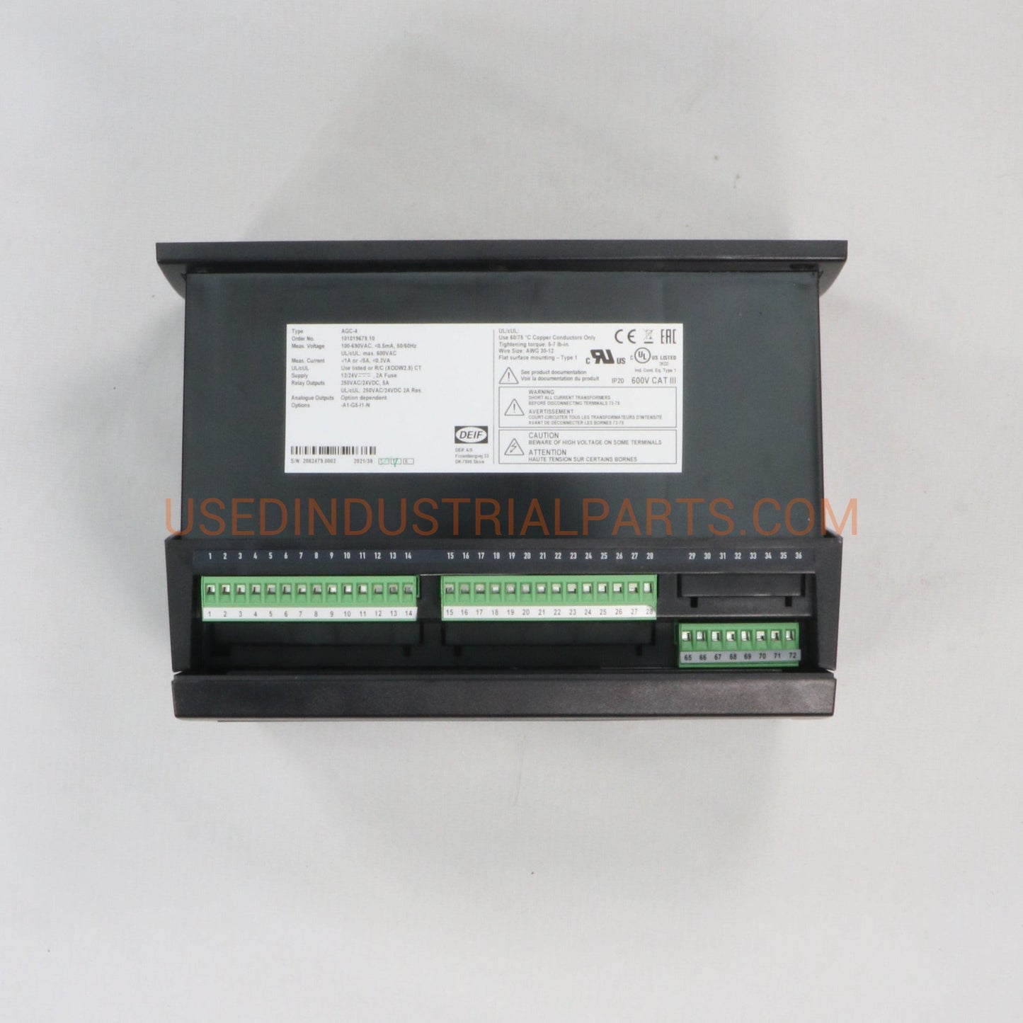 Deif AGC-4 Automatic Gen-Set Controller-Automatic Gen-Set Controller-AE-02-02-Used Industrial Parts