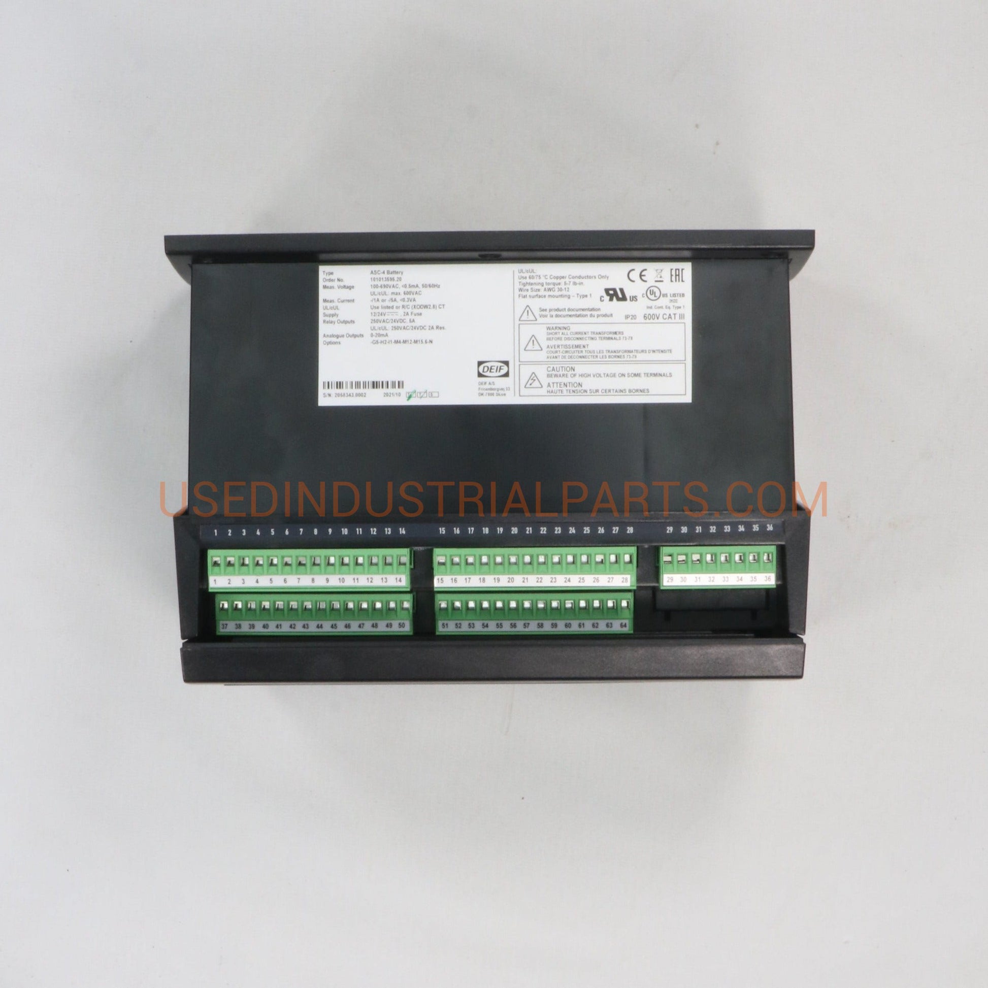 Deif ASC-4 Battery Automatic Sustainable Controller-Automatic Sustainable Controller-AE-02-02-Used Industrial Parts