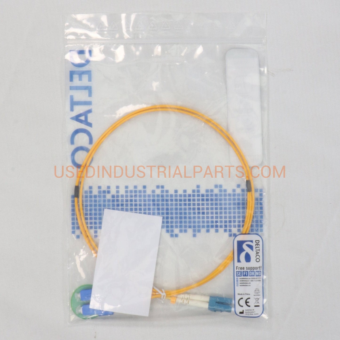 Deltaco 9/125 OS2 Fibre Optic Patch Cable-Fibre Optic Patch Cable-AE-03-07-04-Used Industrial Parts