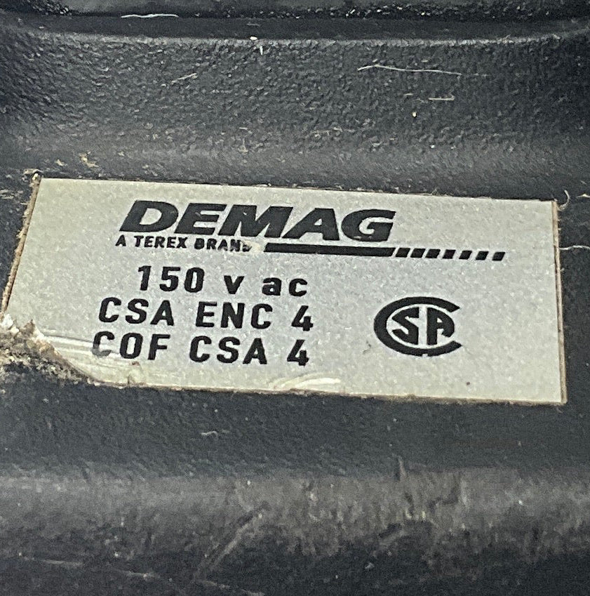 Demag 150 V AC CSA ENC 4 COF CSA 4 6-Button Pendant Control-6-Button Pendant Control-Used Industrial Parts