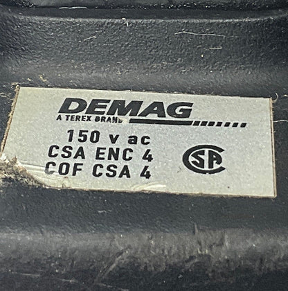 Demag 150 V AC CSA ENC 4 COF CSA 4 6-Button Pendant Control-6-Button Pendant Control-Used Industrial Parts