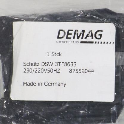 Demag DSW 3TF8633 Reversing Contactor - 220/230V 50Hz-Reversing Contactor-Used Industrial Parts