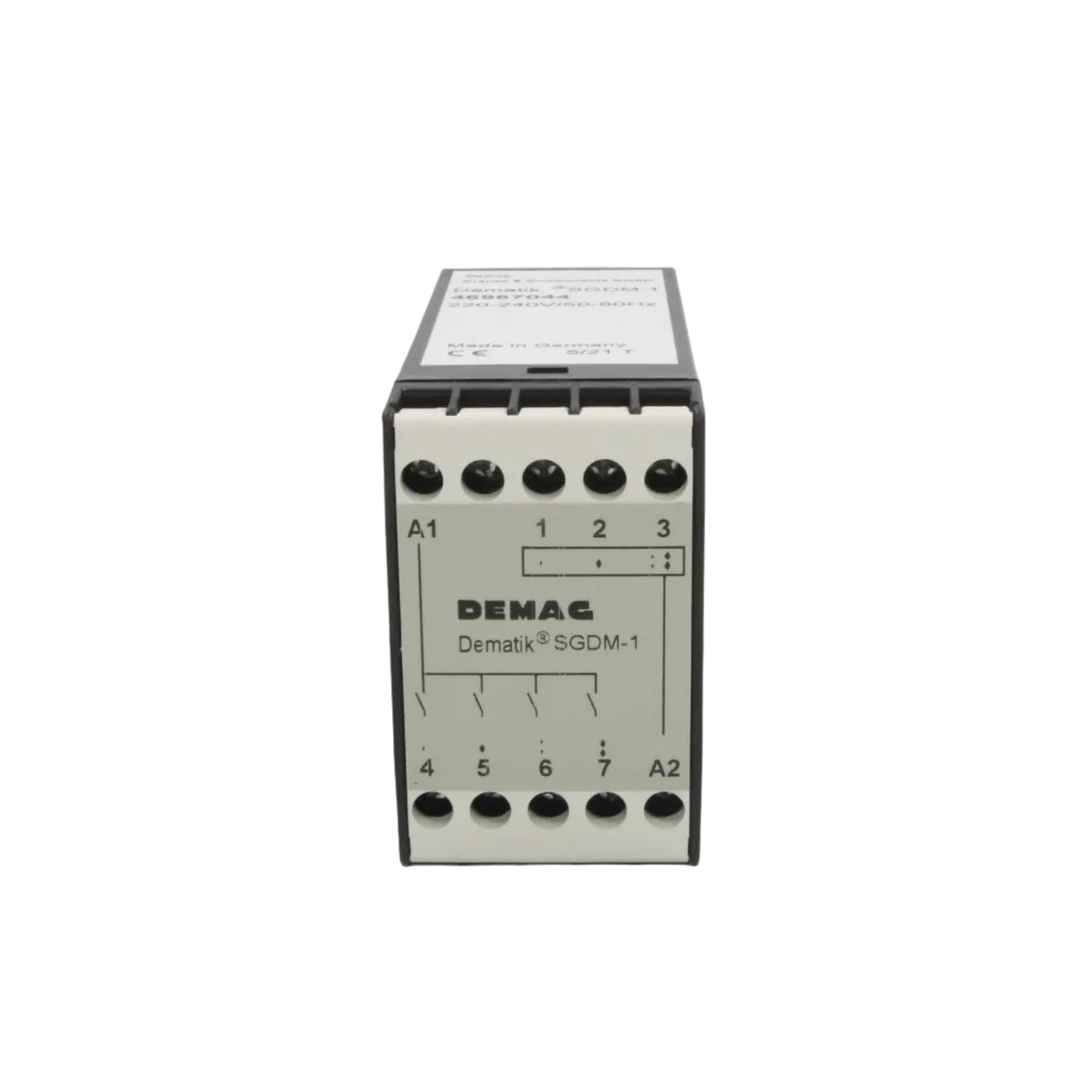 Demag Dematik SGDM-1 Safety Time Delay Relay-Safety Time Delay Relay-Used Industrial Parts