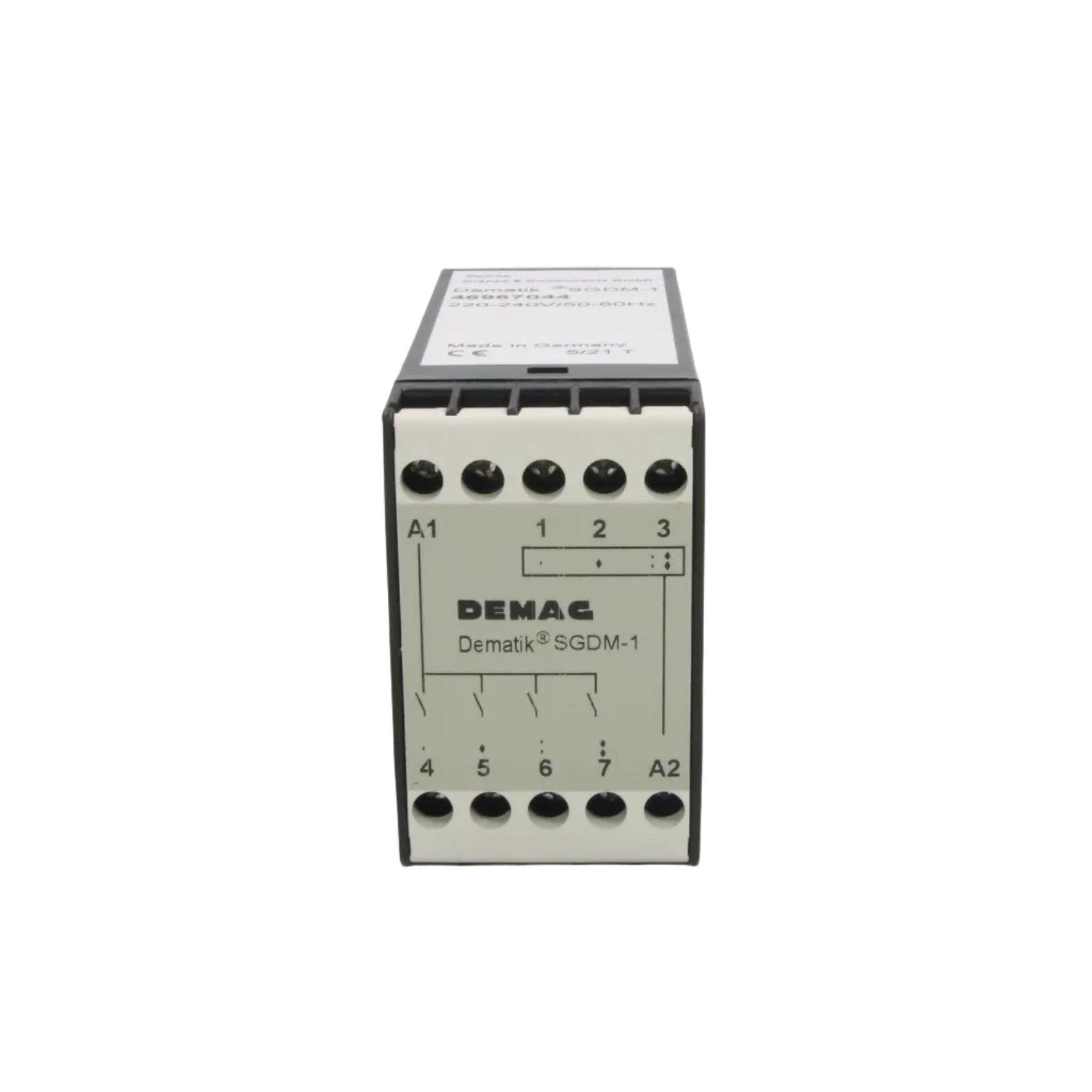Demag Dematik SGDM-1 Safety Time Delay Relay-Safety Time Delay Relay-Used Industrial Parts