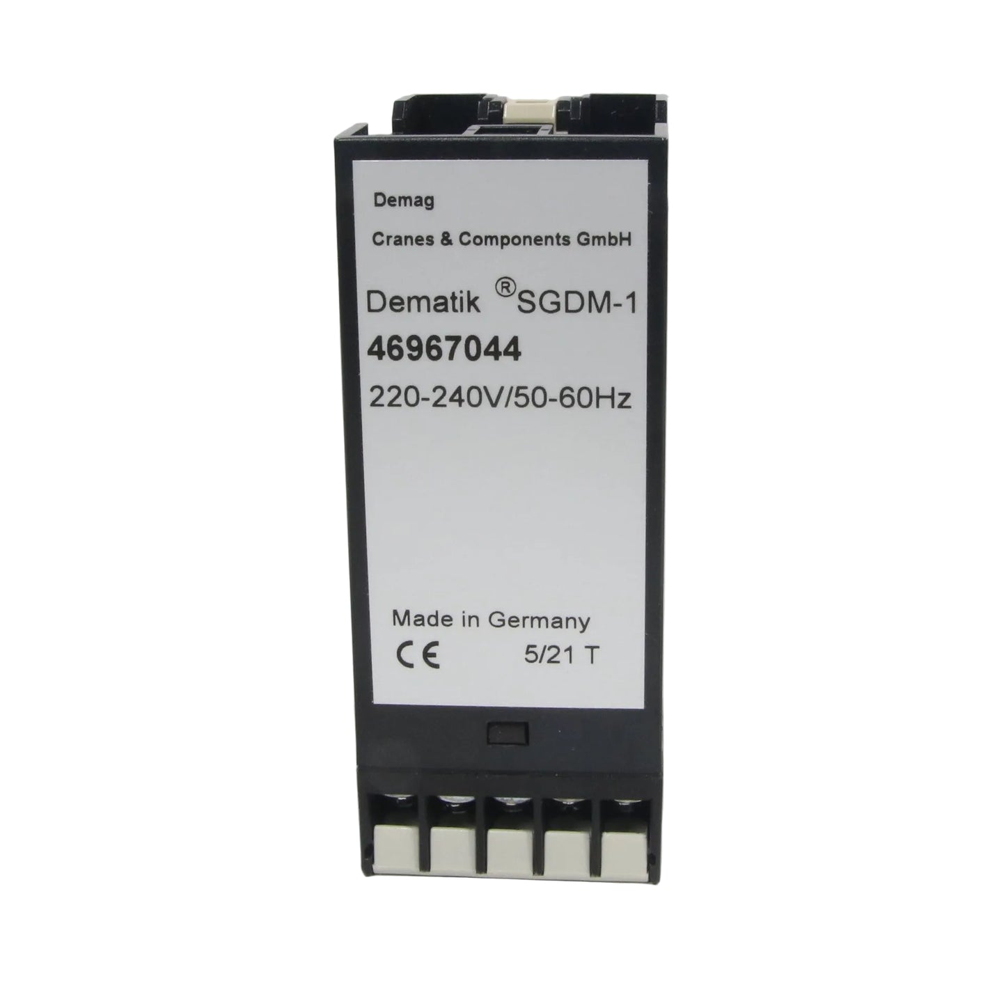 Demag Dematik SGDM-1 Safety Time Delay Relay-Safety Time Delay Relay-Used Industrial Parts