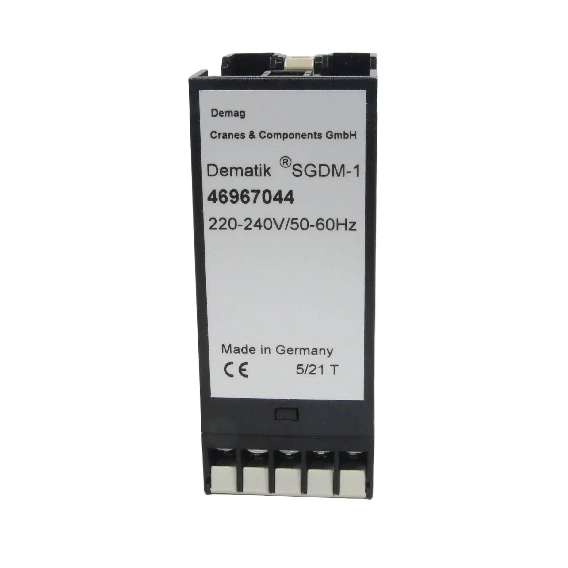 Demag Dematik SGDM-1 Safety Time Delay Relay-Safety Time Delay Relay-Used Industrial Parts