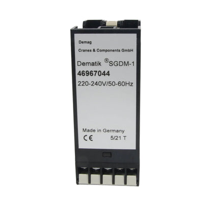Demag Dematik SGDM-1 Safety Time Delay Relay-Safety Time Delay Relay-Used Industrial Parts