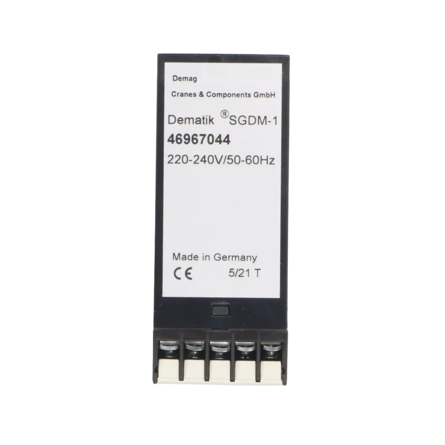 Demag Dematik SGDM-1 Safety Time Delay Relay-Safety Time Delay Relay-Used Industrial Parts