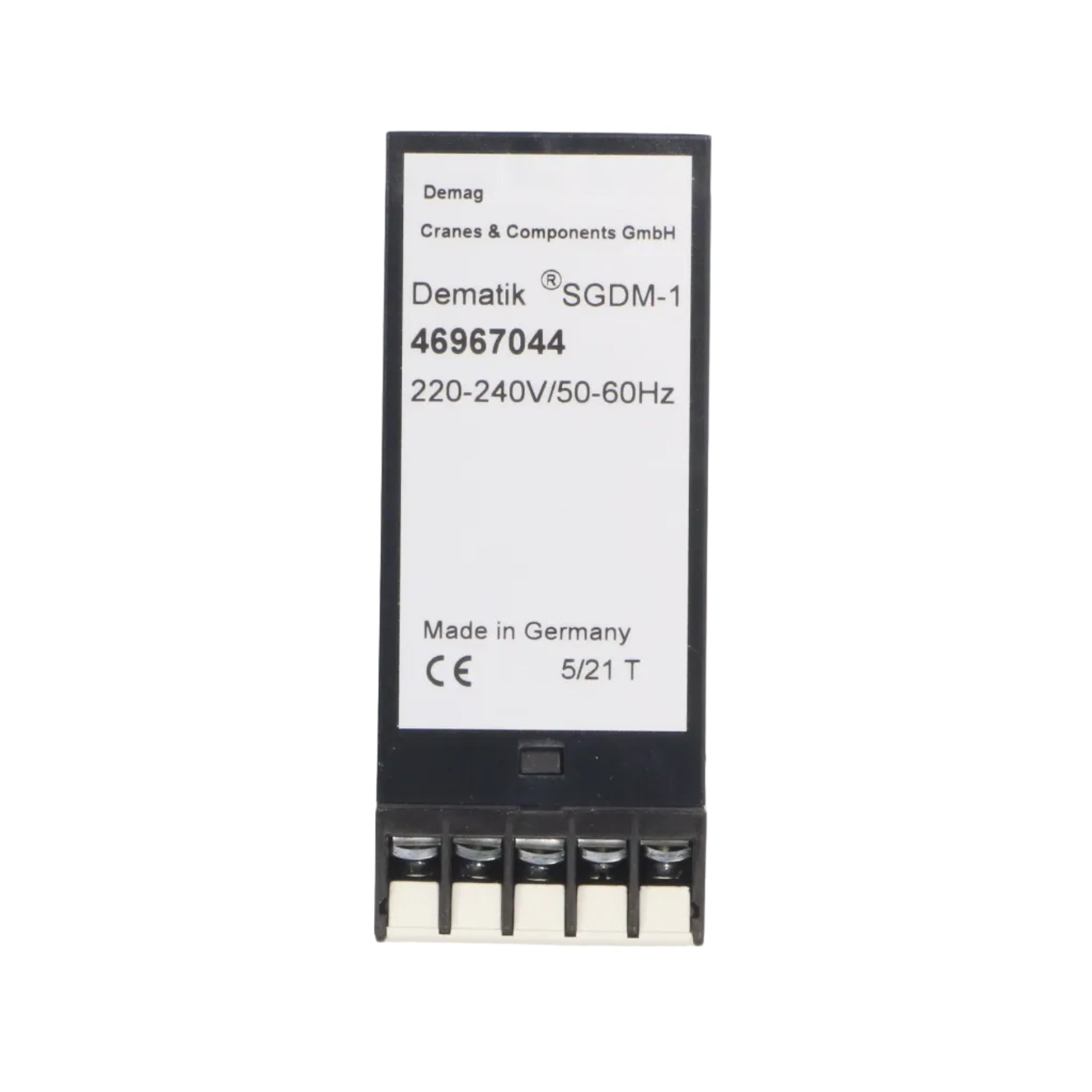 Demag Dematik SGDM-1 Safety Time Delay Relay-Safety Time Delay Relay-Used Industrial Parts